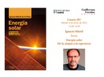 Ignacio Mártil firma «Energía solar»
